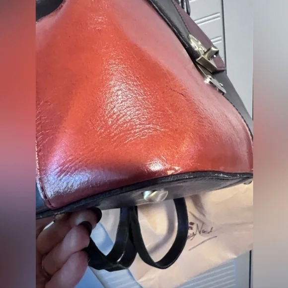 Patricia Nash Sinclair Leather Convertible Backpack 